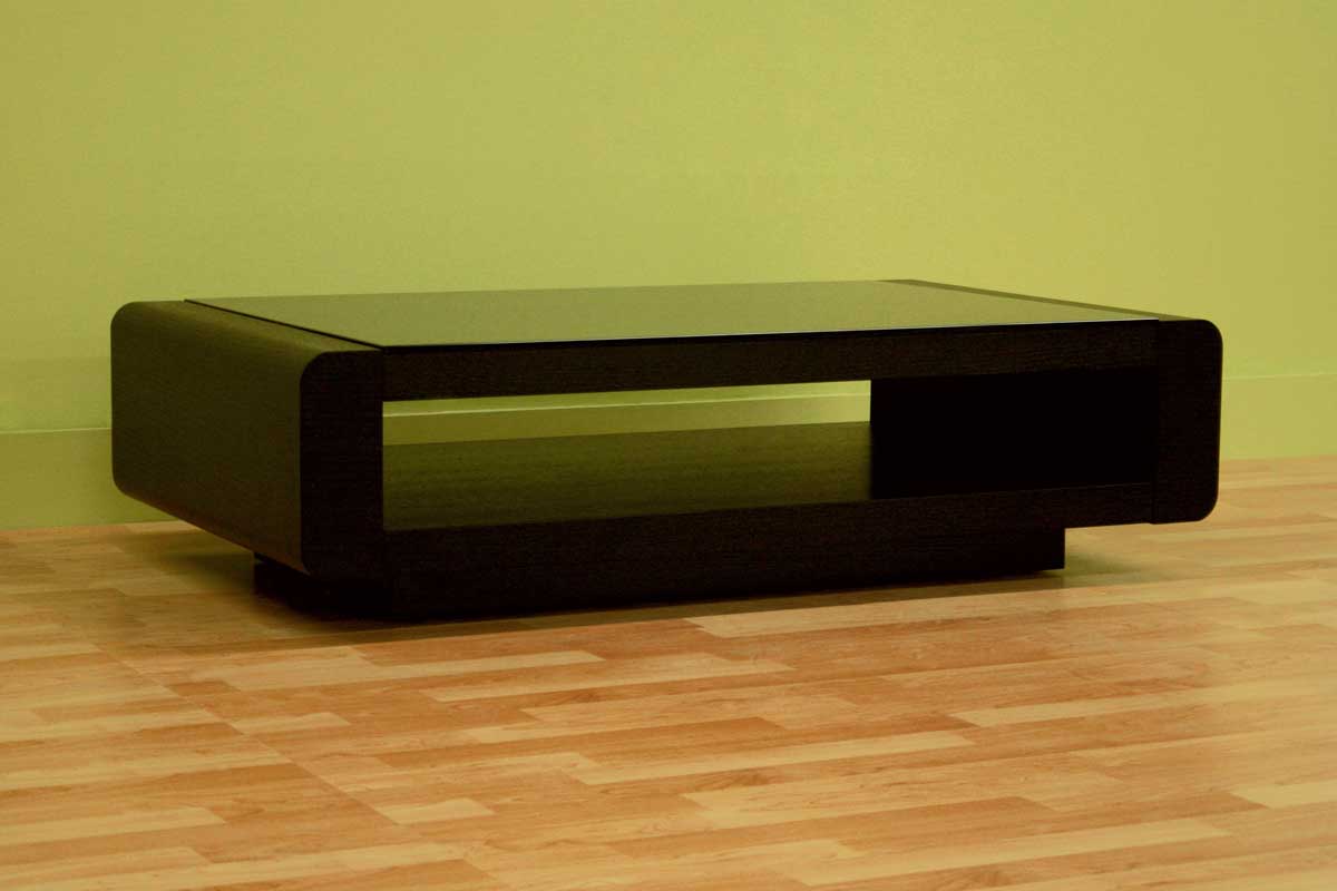 Wholesale Interiors Bertram Rectangle Coffee Table in Wenge Color