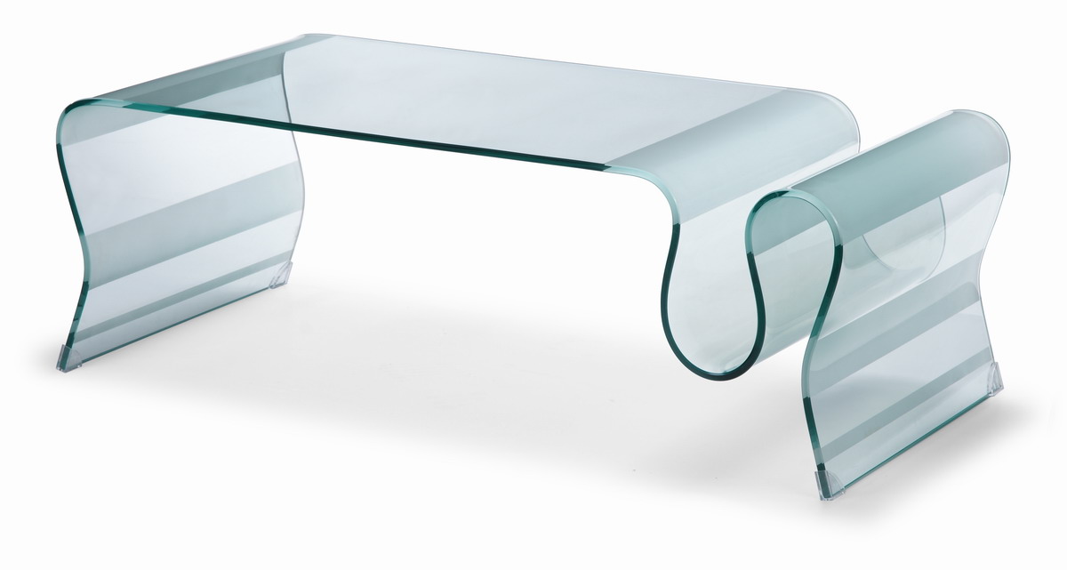 Zuo Modern Discovery Coffee Table Tempered Glass