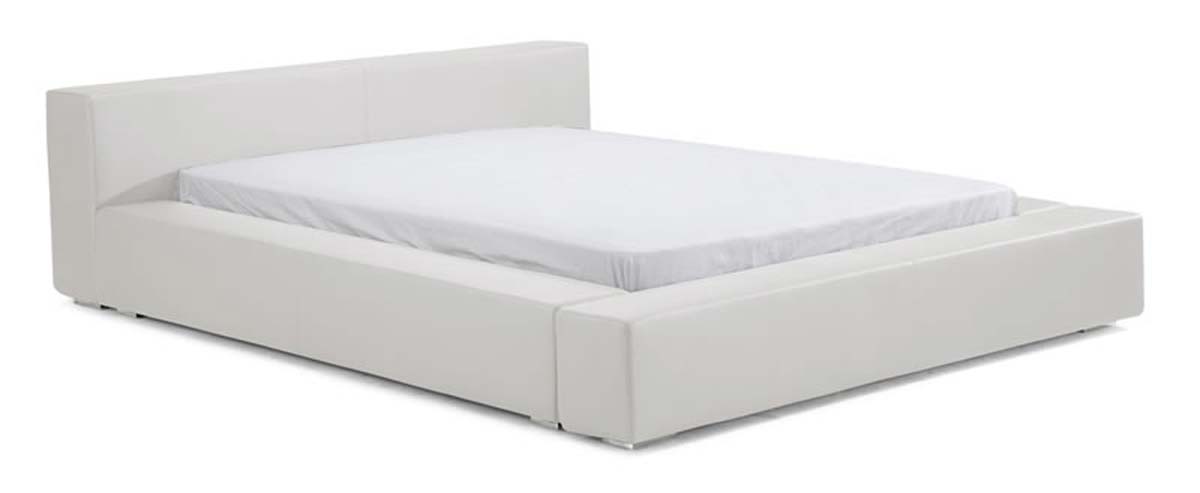 Alpha Bed Queen White - Zuo Modern 800241