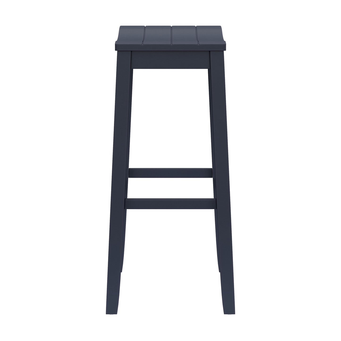 Hillsdale Furniture Fiddler Wood Backless Bar Height Stool, Navy