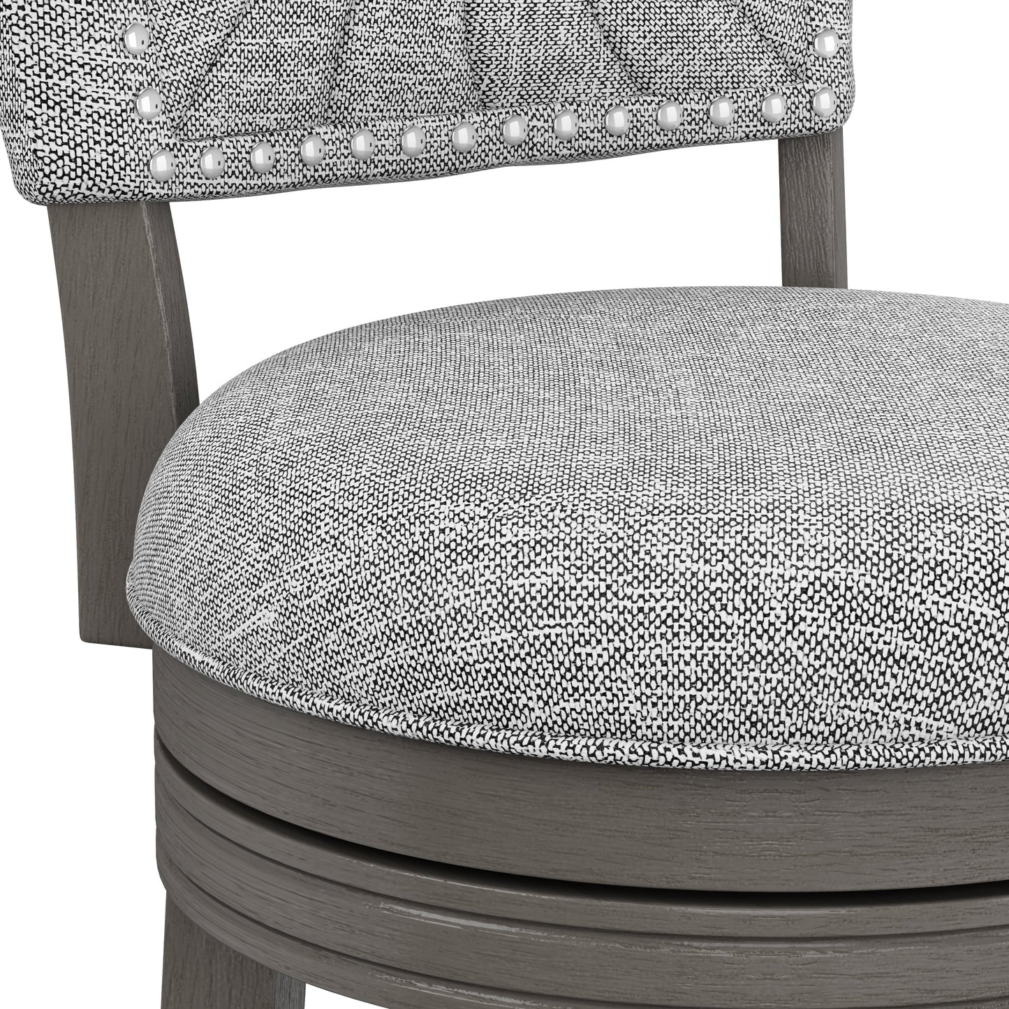 Hillsdale Furniture Santa Clara II Swivel Counter Height Stool, Antique Gray