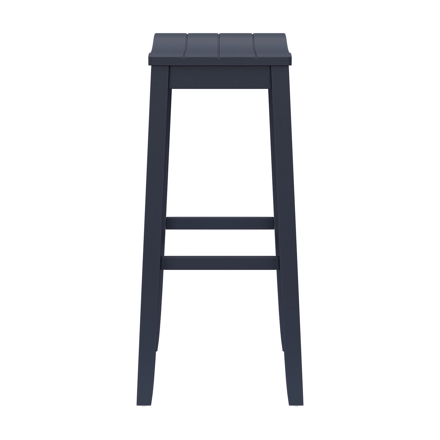 Hillsdale Furniture Fiddler Wood Backless Bar Height Stool, Navy