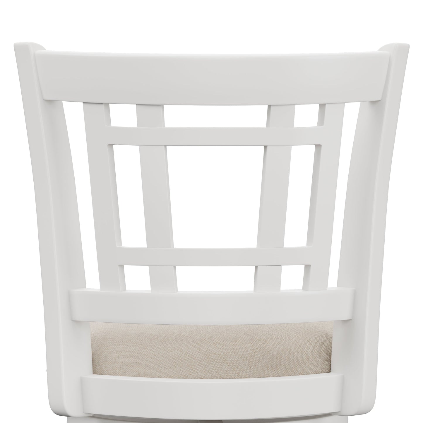 Hillsdale Furniture Fairfox Wood Counter Height Swivel Stool, White
