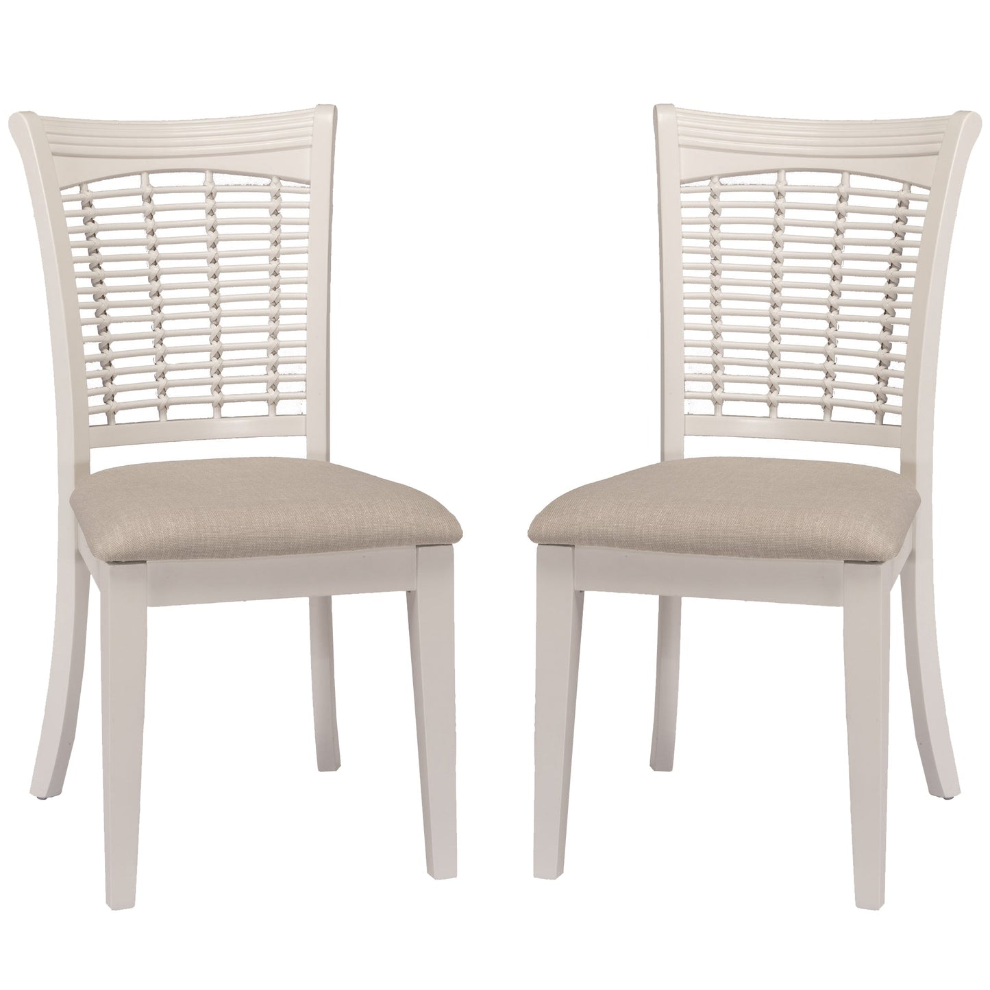 Hillsdale Furniture Bayberry Wood Dining Chair, Set of 2, White