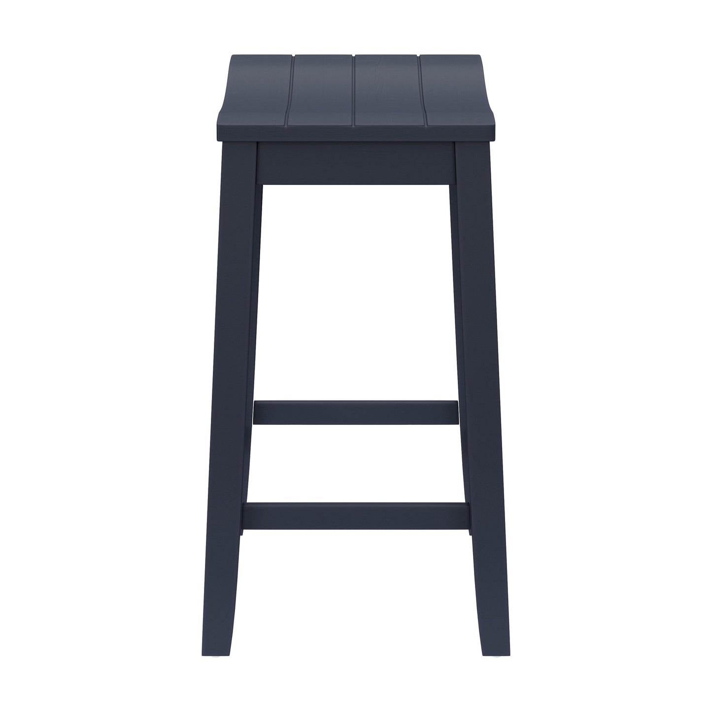 Hillsdale Furniture Fiddler Wood Backless Counter Height Stool, Navy