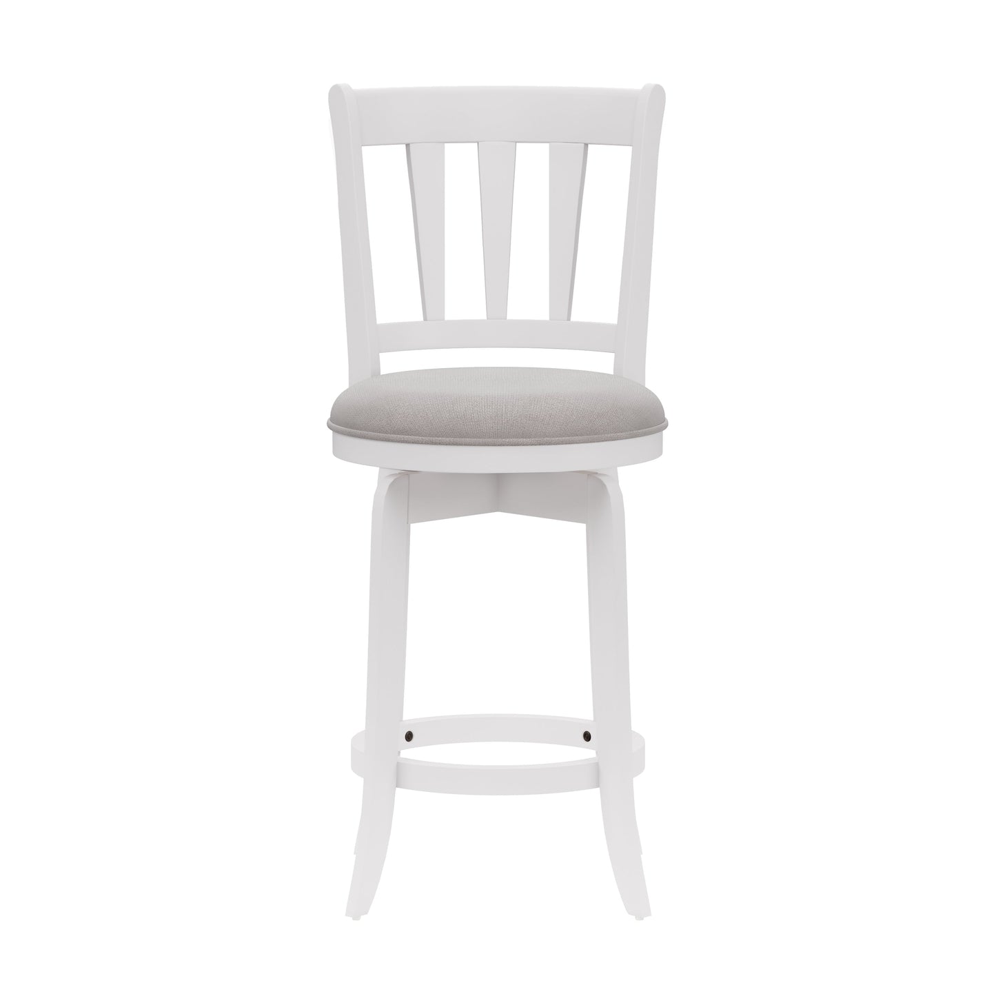 Hillsdale Furniture Presque Isle Wood Counter Height Swivel Stool, White