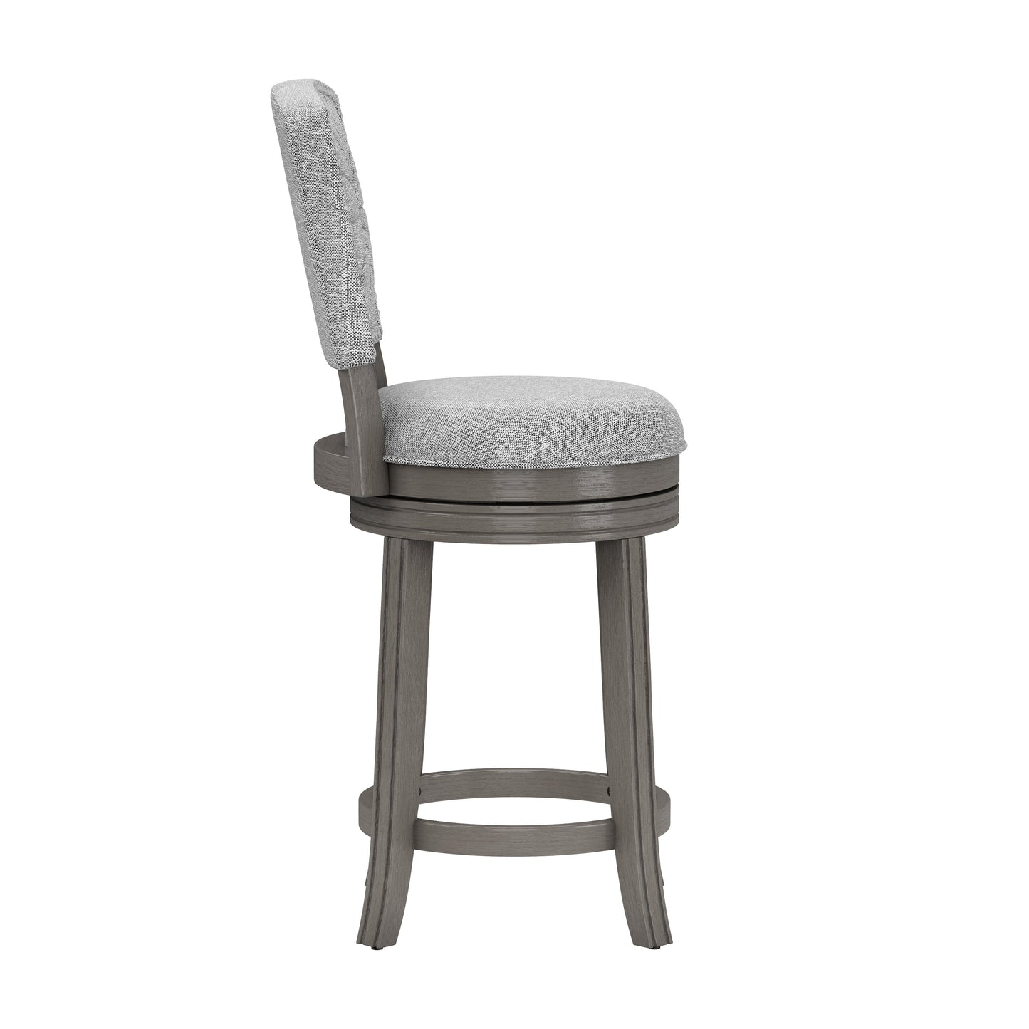 Hillsdale Furniture Santa Clara II Swivel Counter Height Stool, Antique Gray