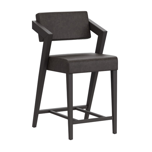 Hillsdale Furniture Snyder Wood Counter Height Stool, Blackwash
