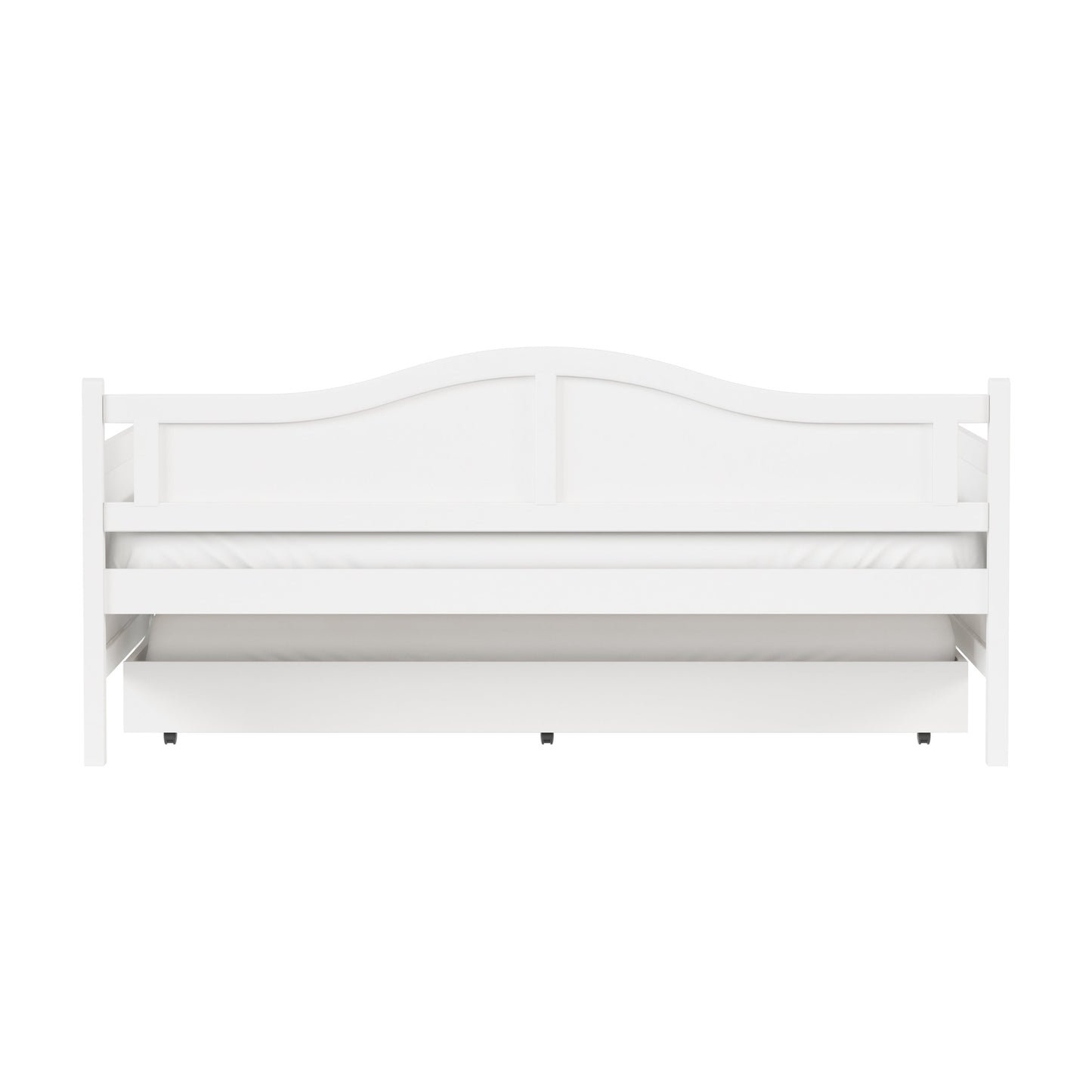Hillsdale Furniture Staci Wood Full Size Daybed with Trundle, White