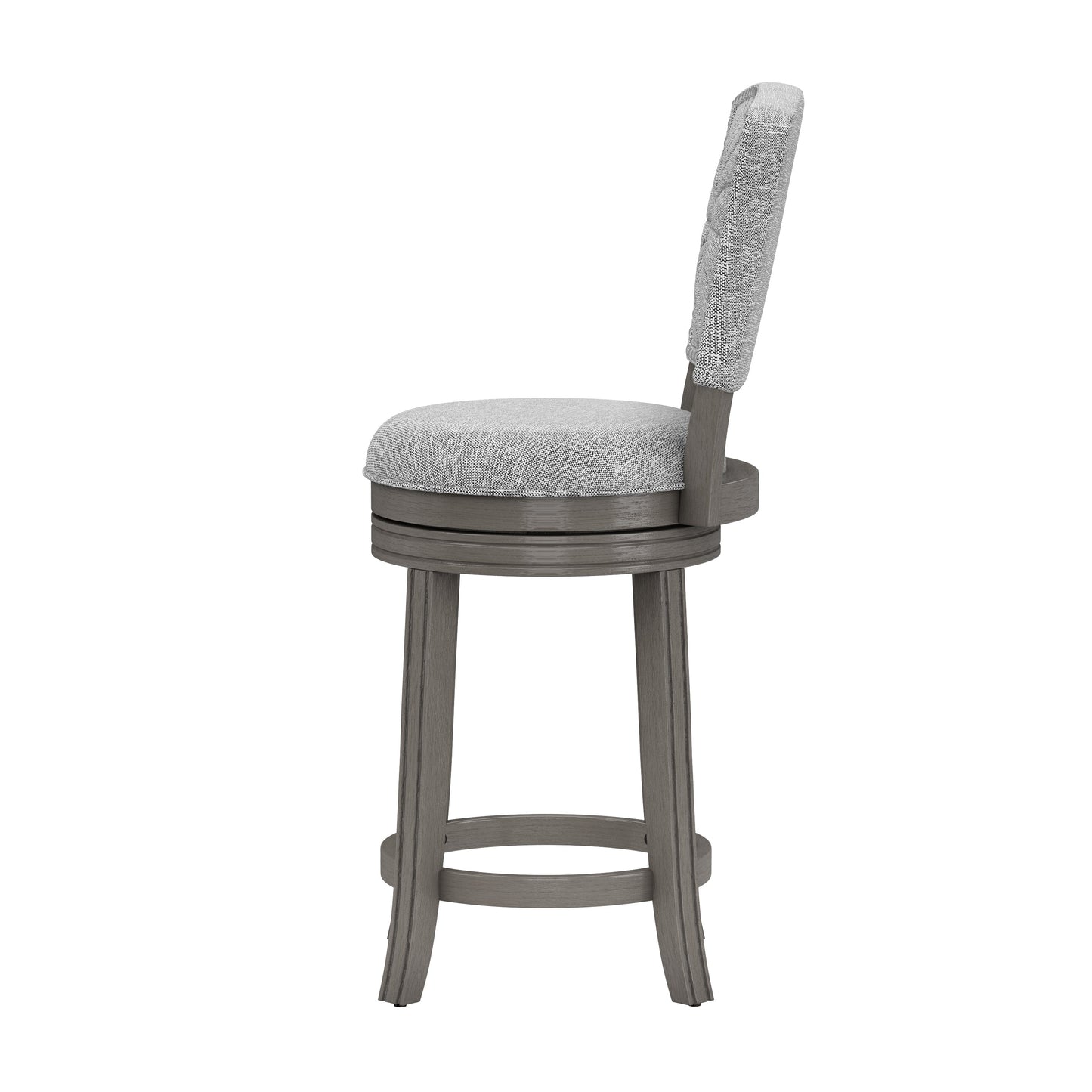 Hillsdale Furniture Santa Clara II Swivel Counter Height Stool, Antique Gray