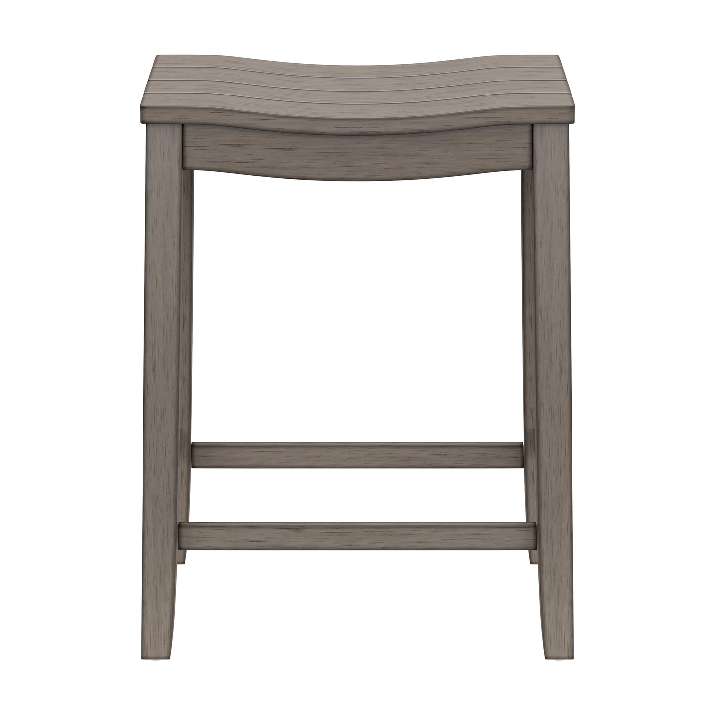 Hillsdale Furniture Fiddler Wood Backless Counter Height Stool, Aged Gray