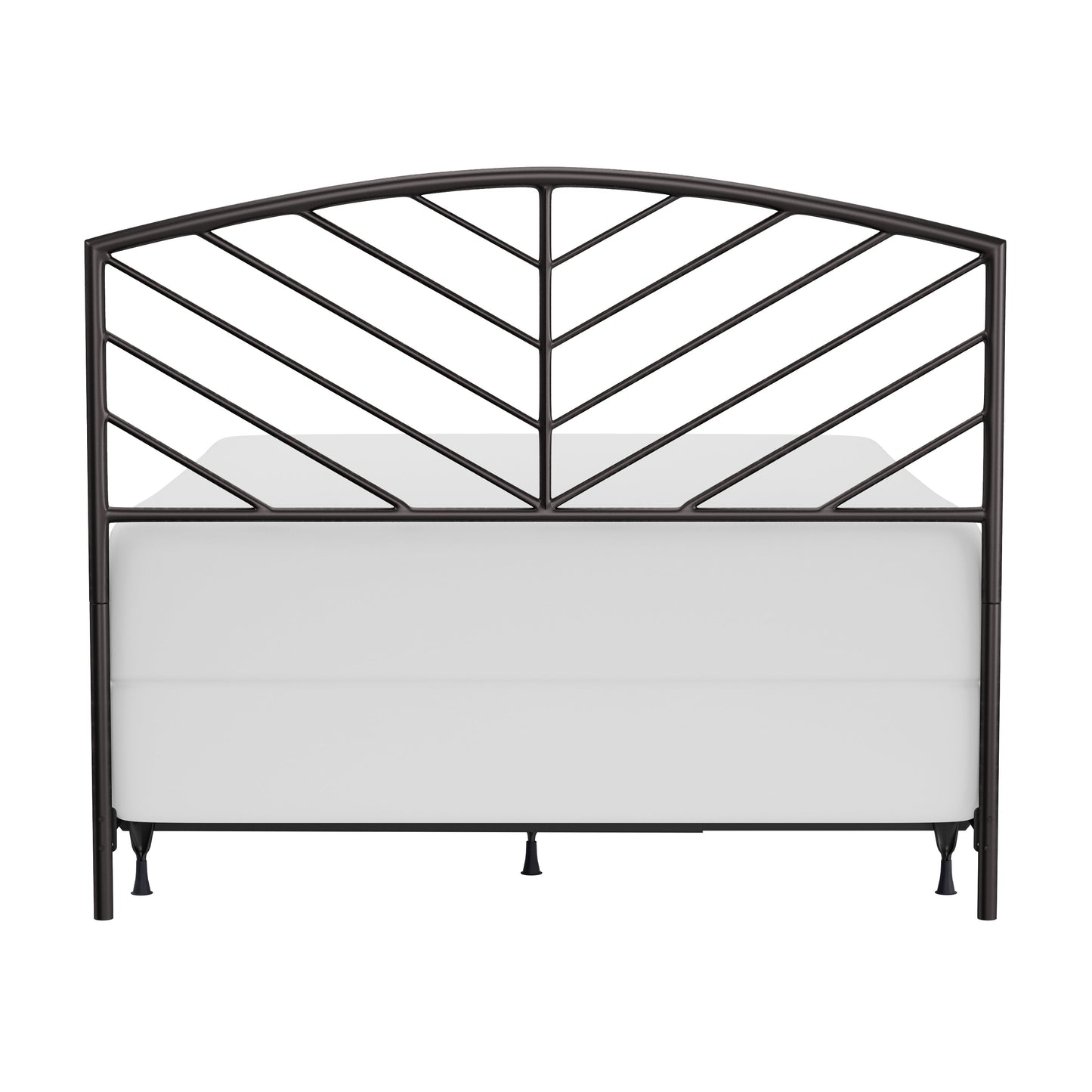 Hillsdale Furniture Essex Metal Queen Headboard with Frame, Gray Bronze