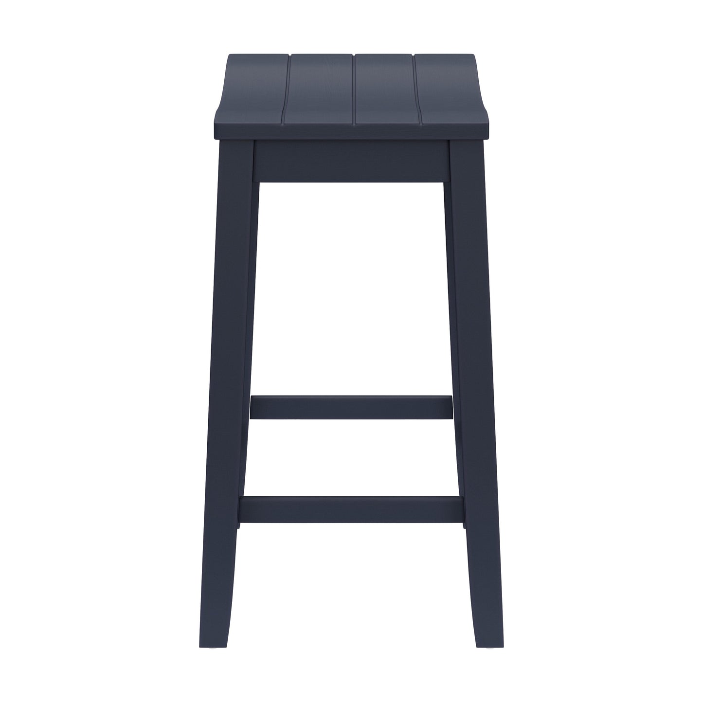 Hillsdale Furniture Fiddler Wood Backless Counter Height Stool, Navy