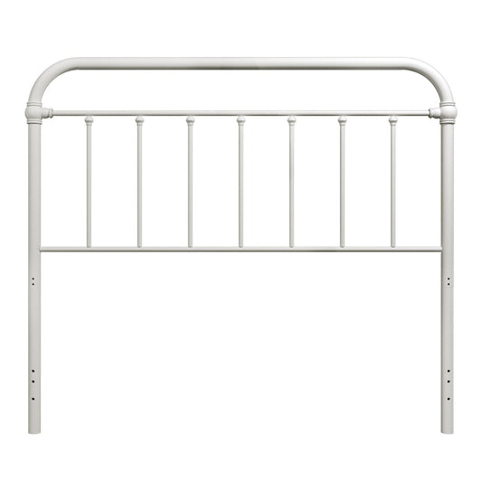 Hillsdale Furniture Kirkland Full/Queen Metal Headboard, Soft White