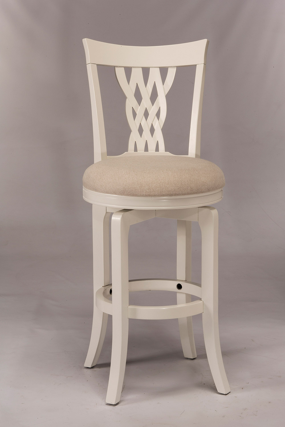 Hillsdale Embassy Swivel Counter Stool - White HD-5753-826 at